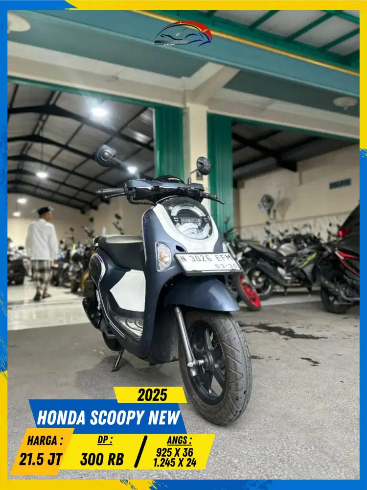 HONDA SCOOPY NEW 2025 BARANG ISTIMEWA HIKMAH MOTOR KEPUH MALANG