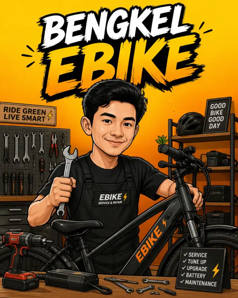 Tenaga mekanik sepeda listrik