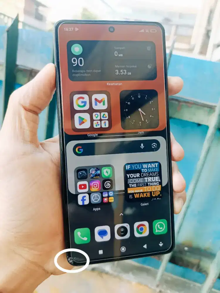 Redmi Note 12 Pro 5G Ram 8/256 Hp casan xiomi biasa