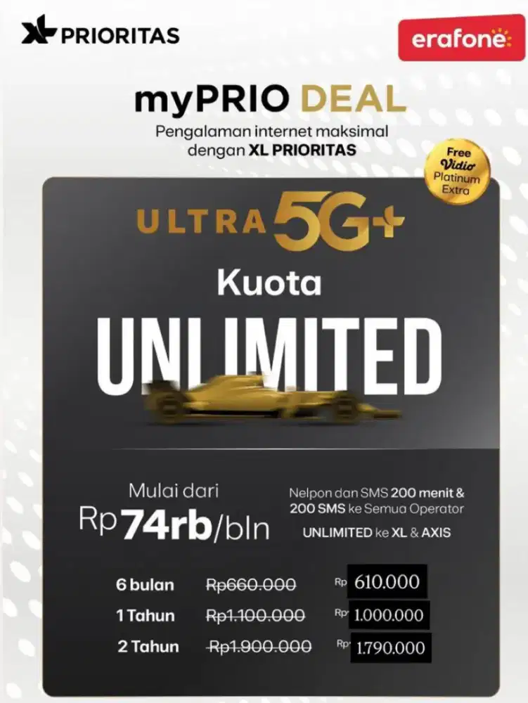 XL ultra 5G+ unlimited