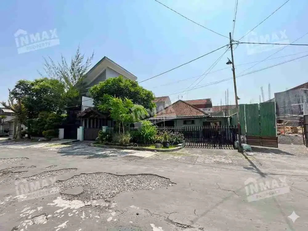 Rumah Hitung Harga Tanah saja Jalan Buah Buahan  Selangkah menuju Jalan Utama Raya Langsep Dekat Superindo dan Cyber mall, SHM