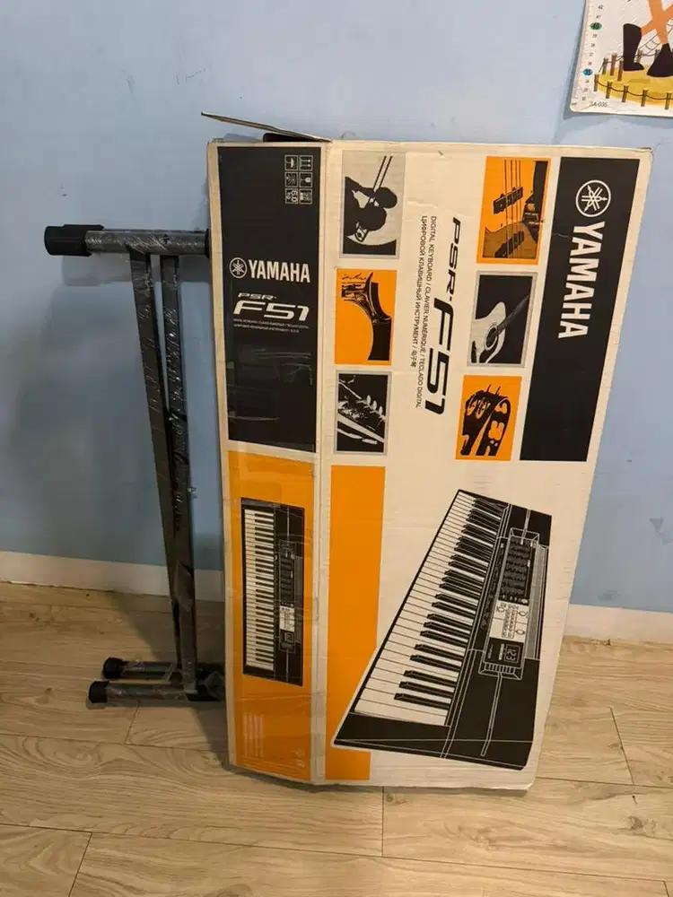 Yamaha keyboard F51 MULUS NORMAL JARANG PAKAI
