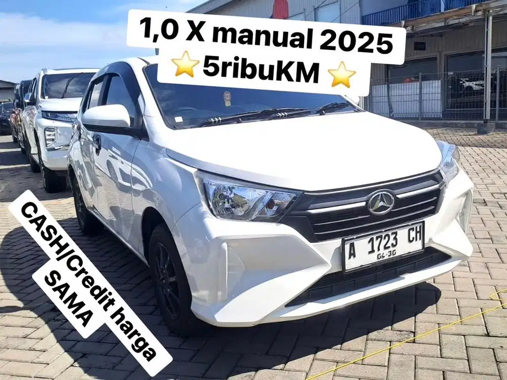 5ribuKM+banBARU MURAH Daihatsu Ayla 1,0 X manual 2025 mt