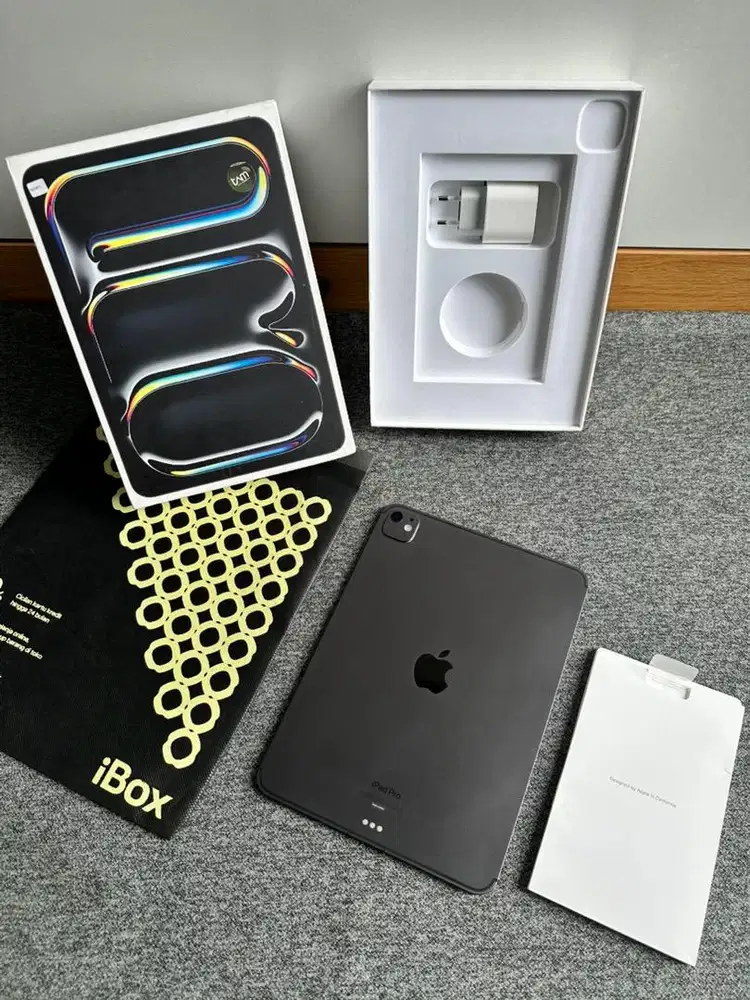 IPad Pro M4 Celluler + WiFi 11nch 256GB resmi iBoX Super Like New