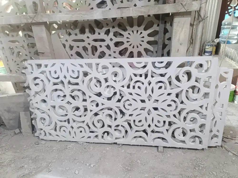 Jasa Krawangan GRC Menara Masjid Motif Modern di Pondok Pinang