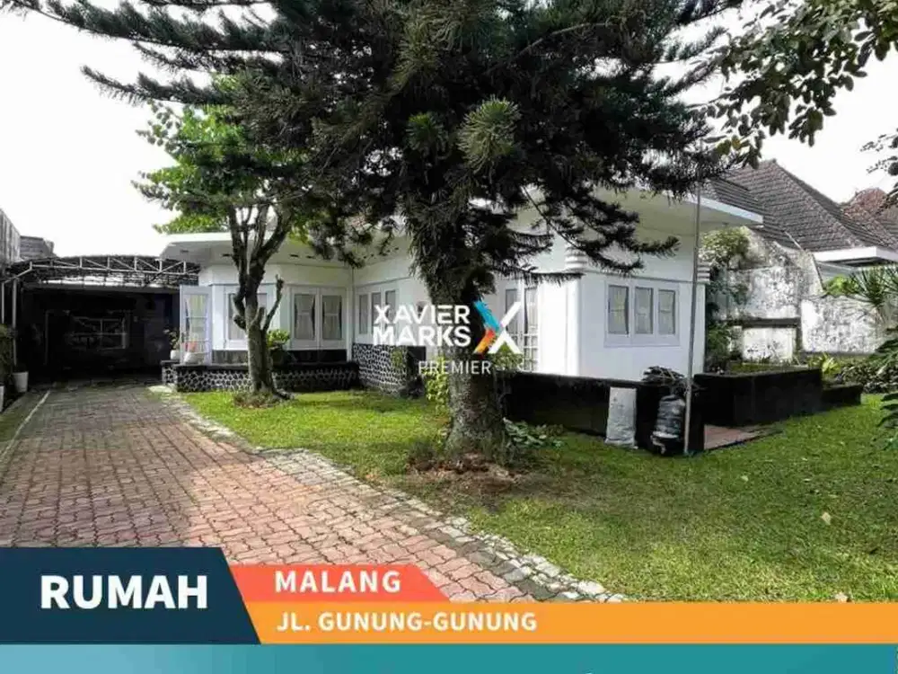 Dijual Rumah Bangunan Kolonial Sangat Terawat di Jln Gunung2, Klojen Kota Malang