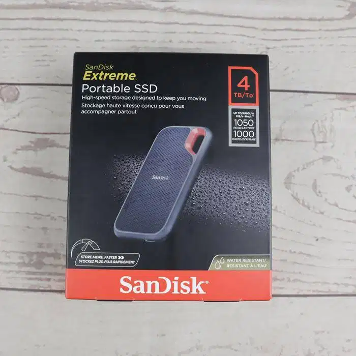 Sandisk Extreme SSD Portable 4Tb - 1050MB/s