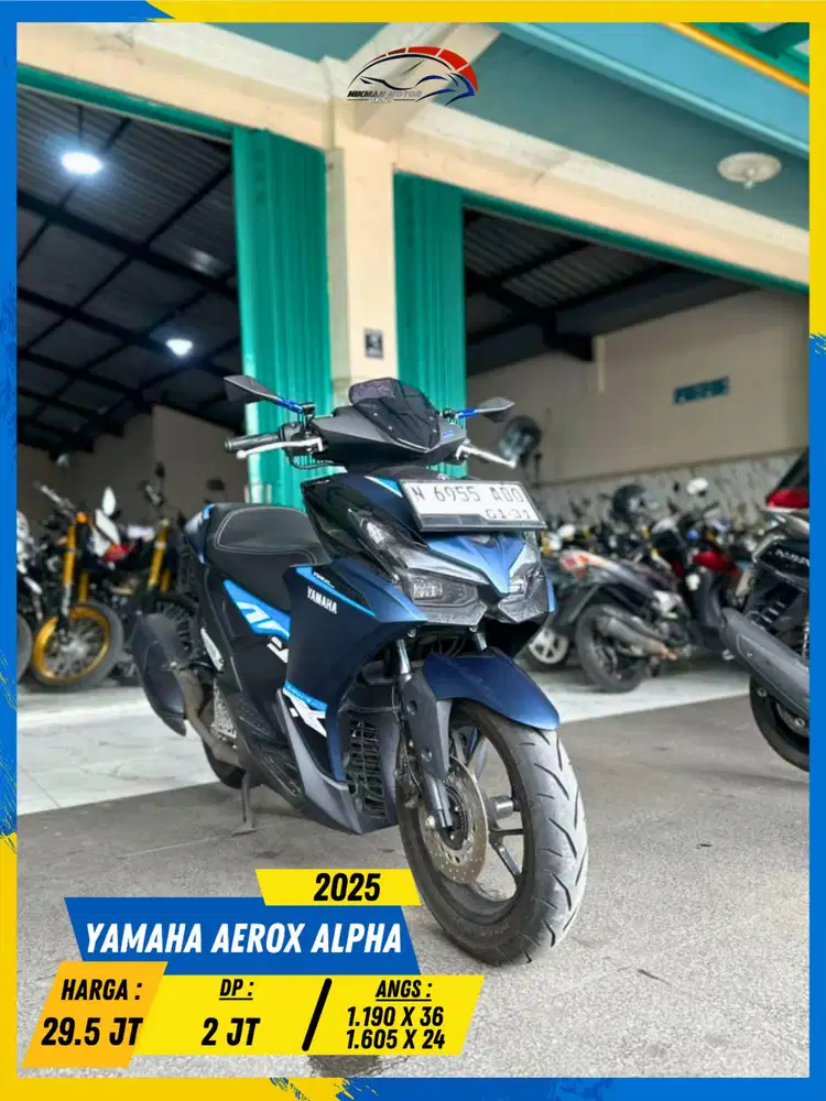 YAMAHA AEROX ALPHA 2025 READY MASZEHH HIKMAH MOTOR KEPUH MALANG