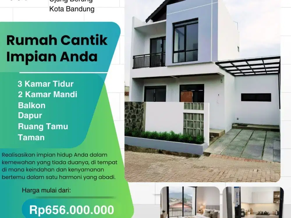 10 Jt All in Rumah Design Jepang di Nagrok ujungberung dkt Ah Nasution