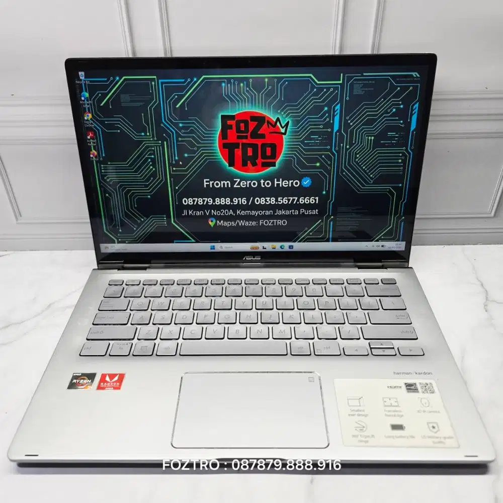 Asus Zenbook UX462DA Ryzen 5 Vega 8 RAM 8/512GB NVME Mulus No Minus