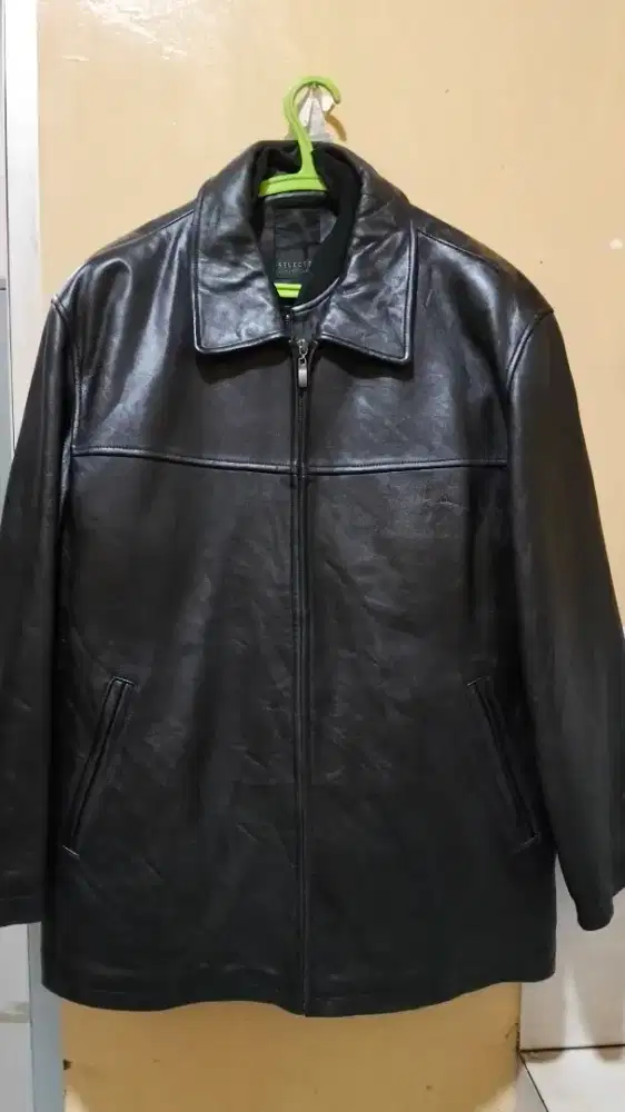 Jaket kulit asli