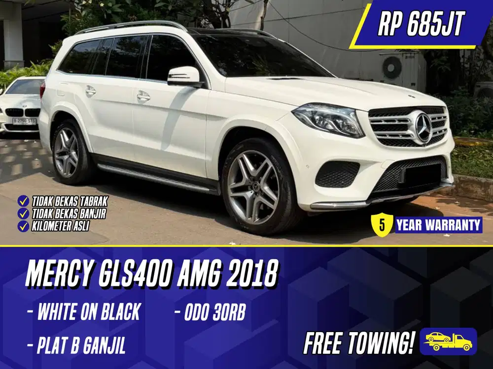 Mercedes Benz GLS400 AMG 2018 White on Black Mercy GLS 400 Putih 2019