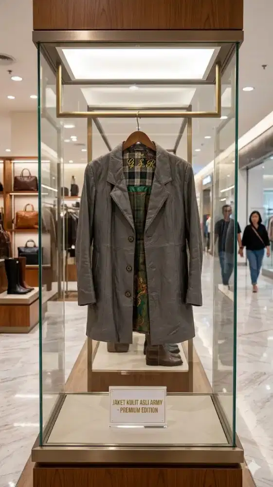 Jas blazer mavia kulit asli