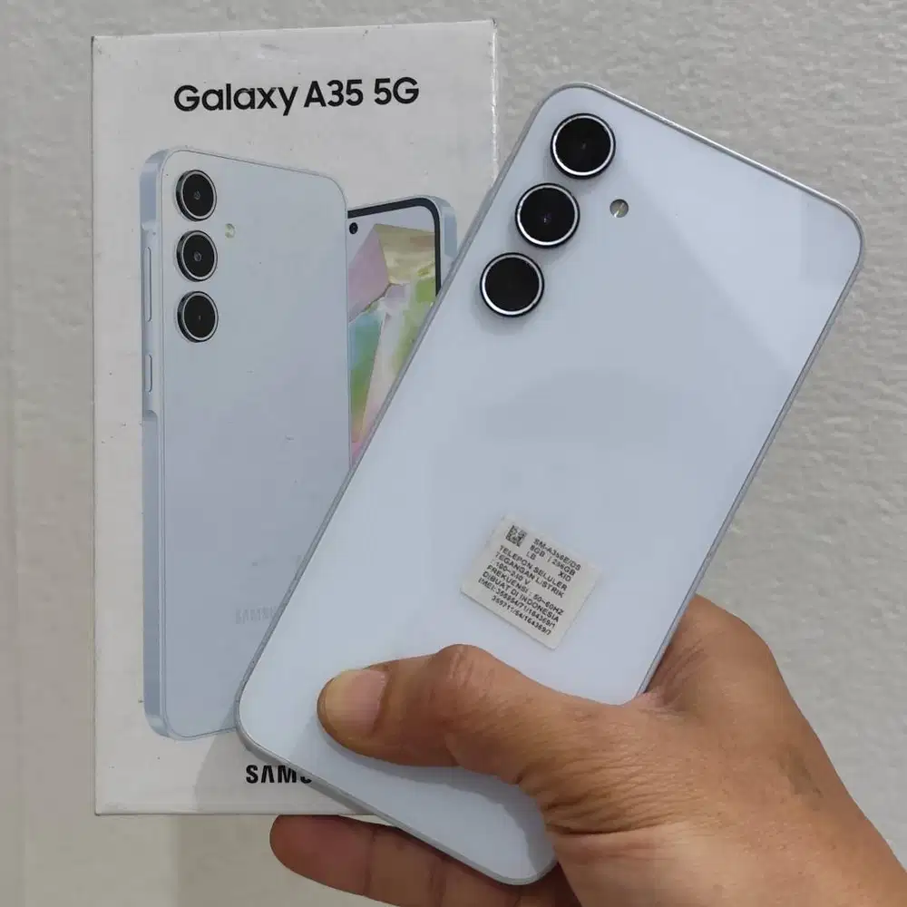 SAMSUNG A35 5G 8/256GB AMOLED 120Hz NFC Mulus Siap Pakai