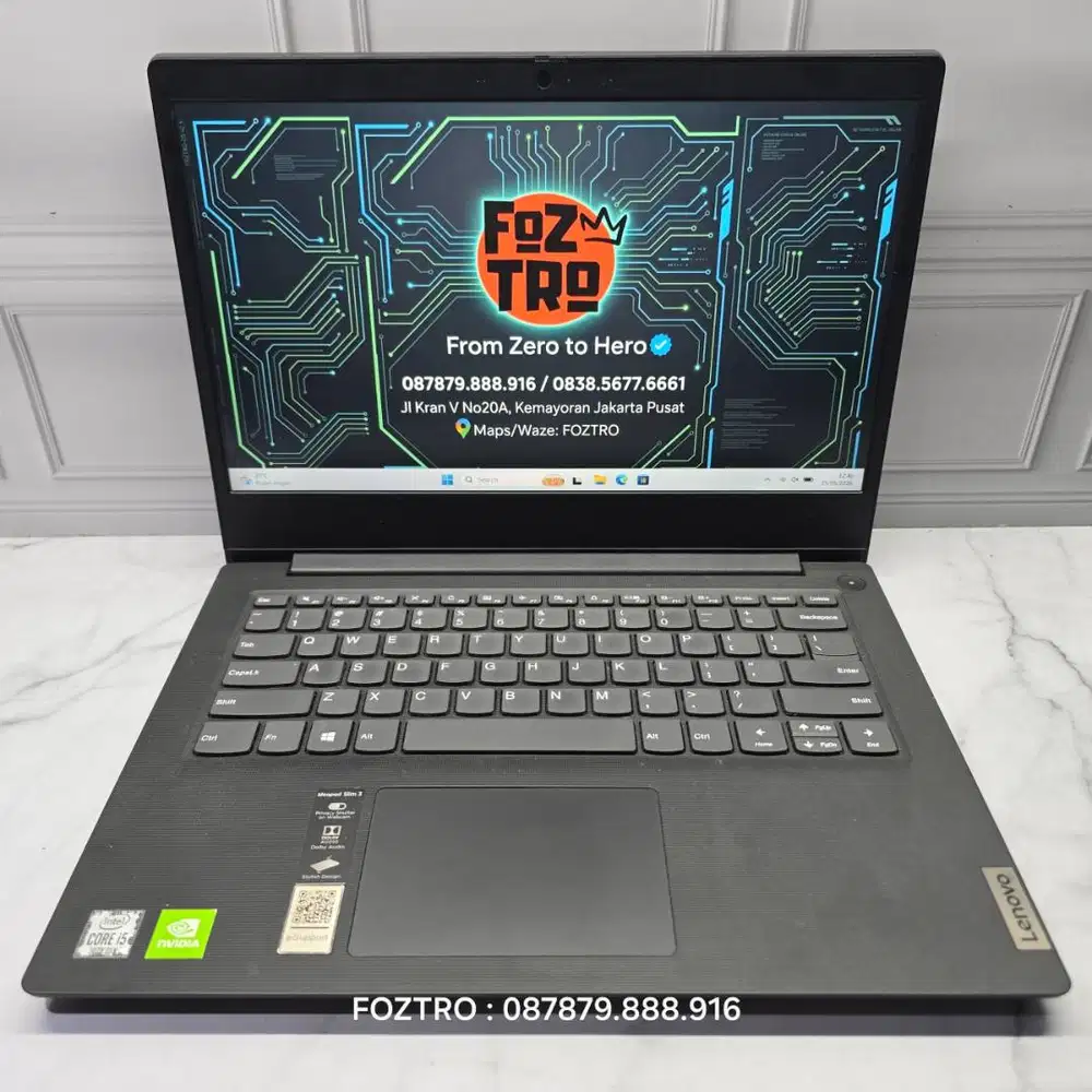 Laptop Lenovo Ideapad Slim 3 Core i5 GEN10 Nvidia MX330 12/512GB