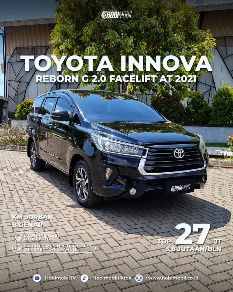 Kijang Innova 2.0 G at 2021 garansi mesin transmisi 5th