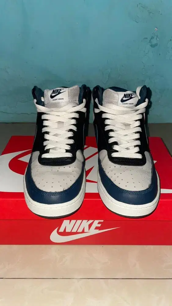 Sepatu Sneakers Nike Court Vision Mid Next Nature