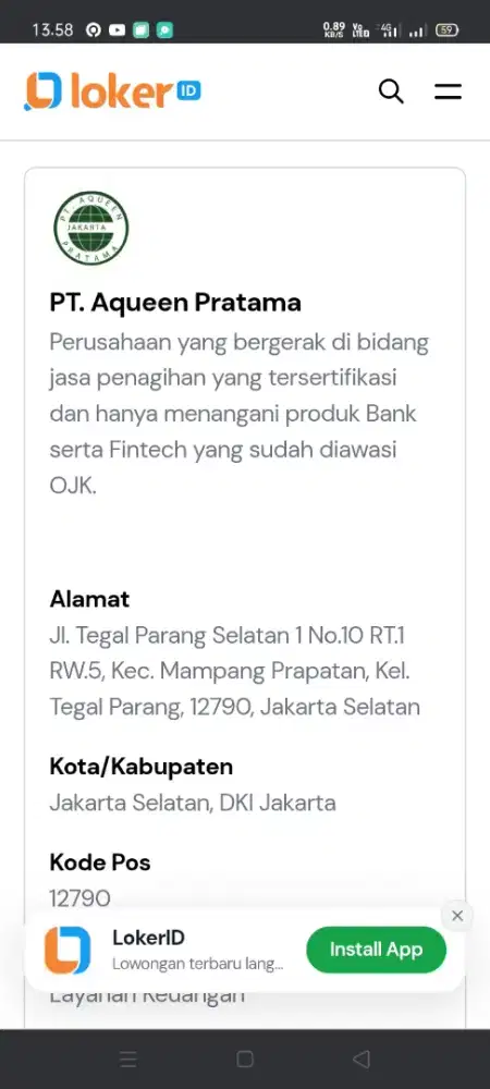 Deskcolection perbankan finteck