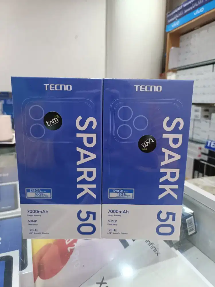 Tecno spark 50 4/128 6/128 8/128 garansi resmi no repack