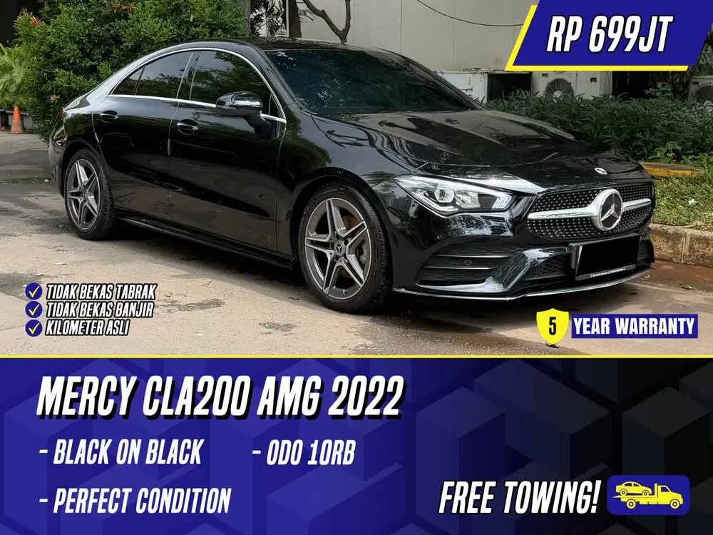 Mercedes Benz CLA200 AMG 2022 Black Mercy CLA 200 Hitam 2023