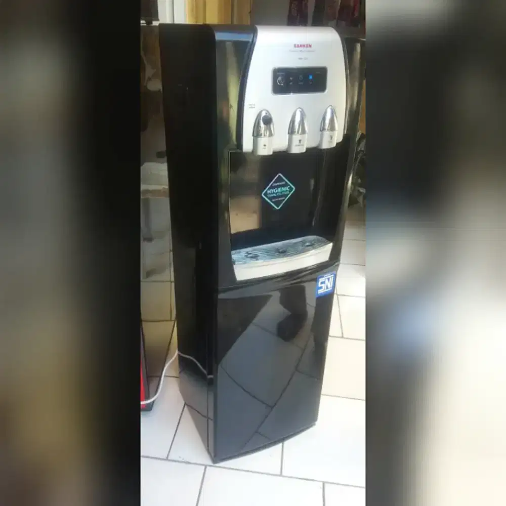 Dispenser Sanken Hot N Cool Compressor Galon Bawah Gress Joss Normal