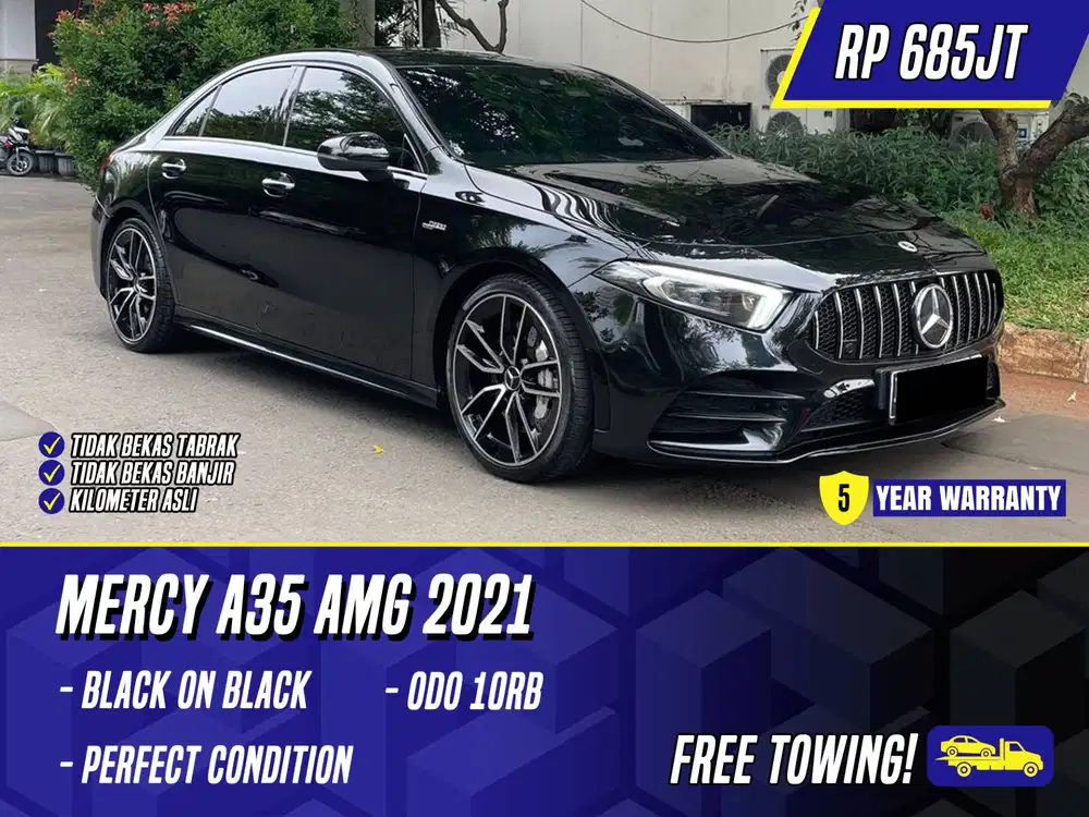 Mercedes Benz A35 AMG 2021 Black on Black Sedan Mercy A 35 Hitam 2022