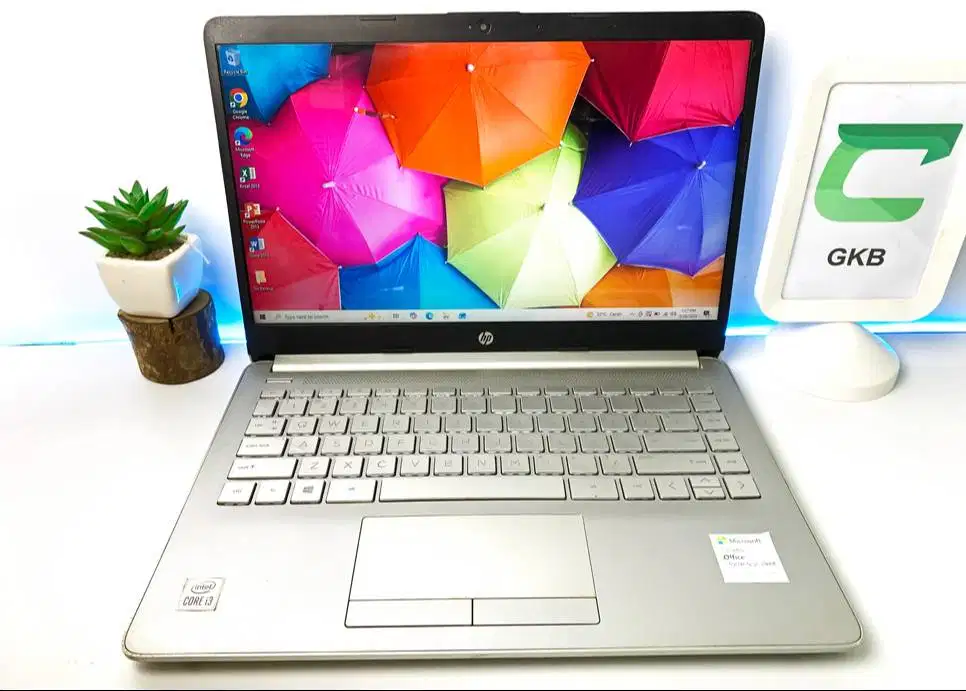 Laptop HP intel core i3 Gen 10 Ram 8gb Ssd 256gb murah lancar siap pak