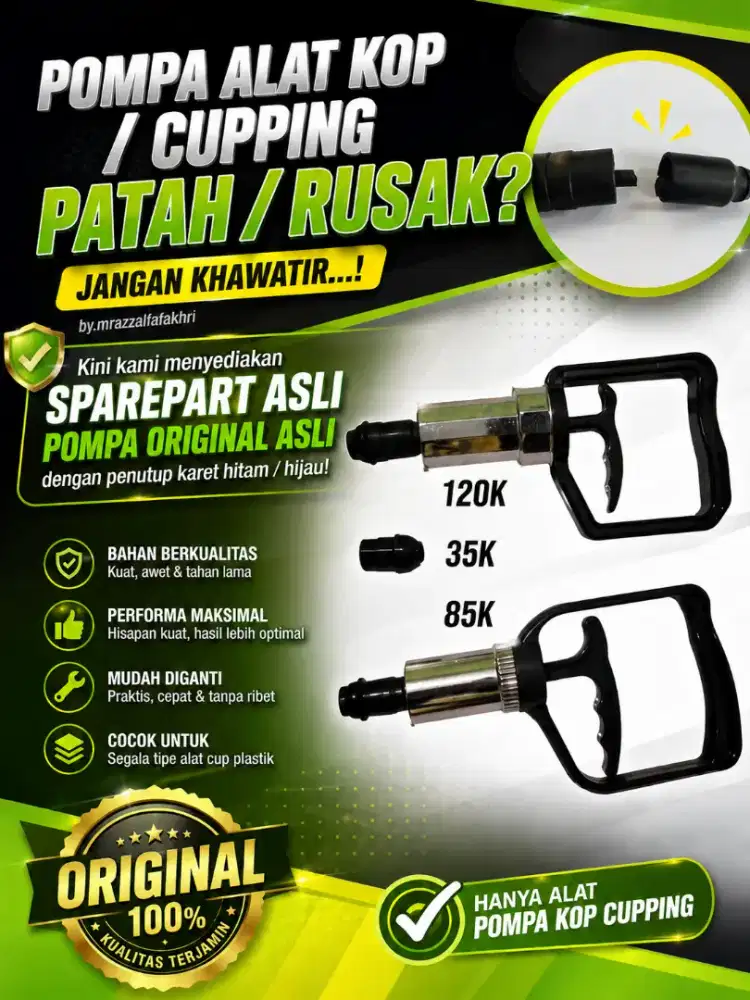 Terlaris! Pompa Kop Bekam Sammora