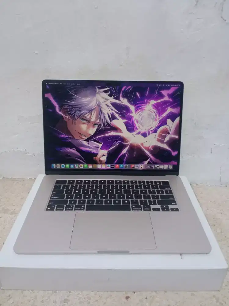 MacBook Air M2 Liquid Retina 15in 2023 ram 8 SSD 512 fulset mulus