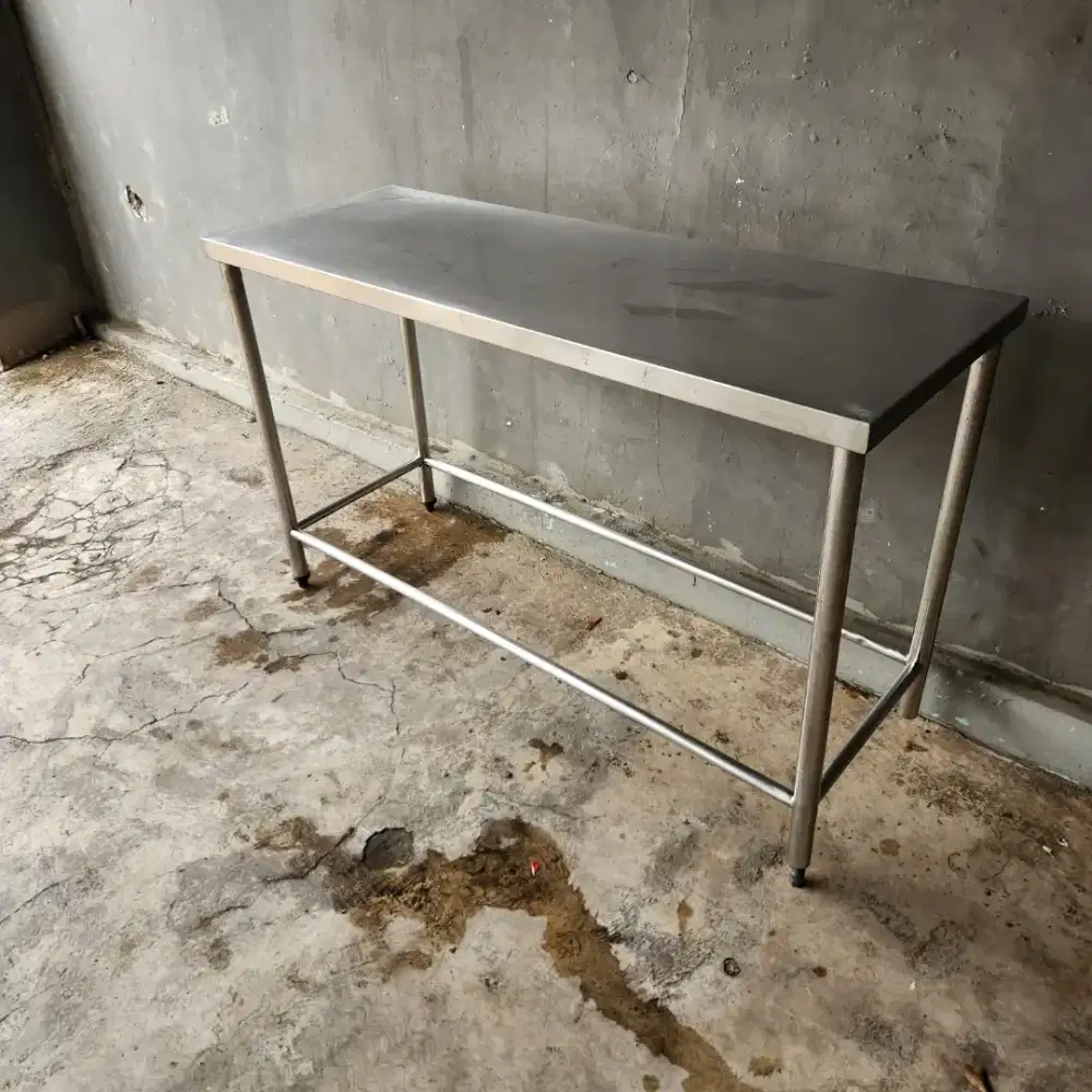 Meja Stainless 140×50×85 / Meja Prepare / Meja Dapur