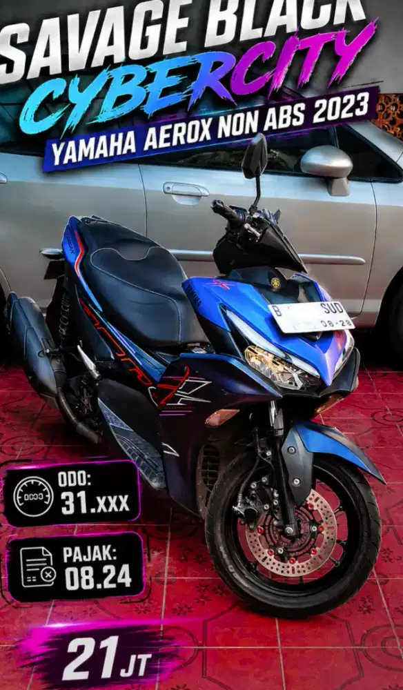 Yamaha motor Aerox Cyber City 2023