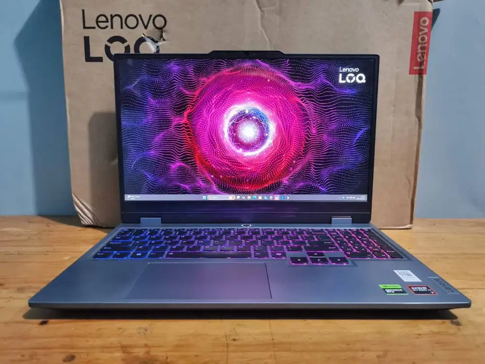 LOQ 15AHP9 Ryzen 7 8845HS 16/512GB RTX 4050 6GB Garansi April 2027