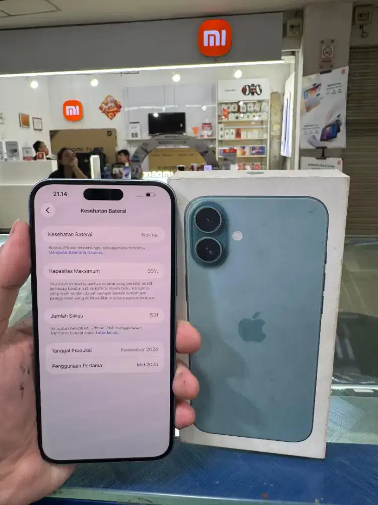 Jual ipgone 16 plus 128 GB ibox fullset