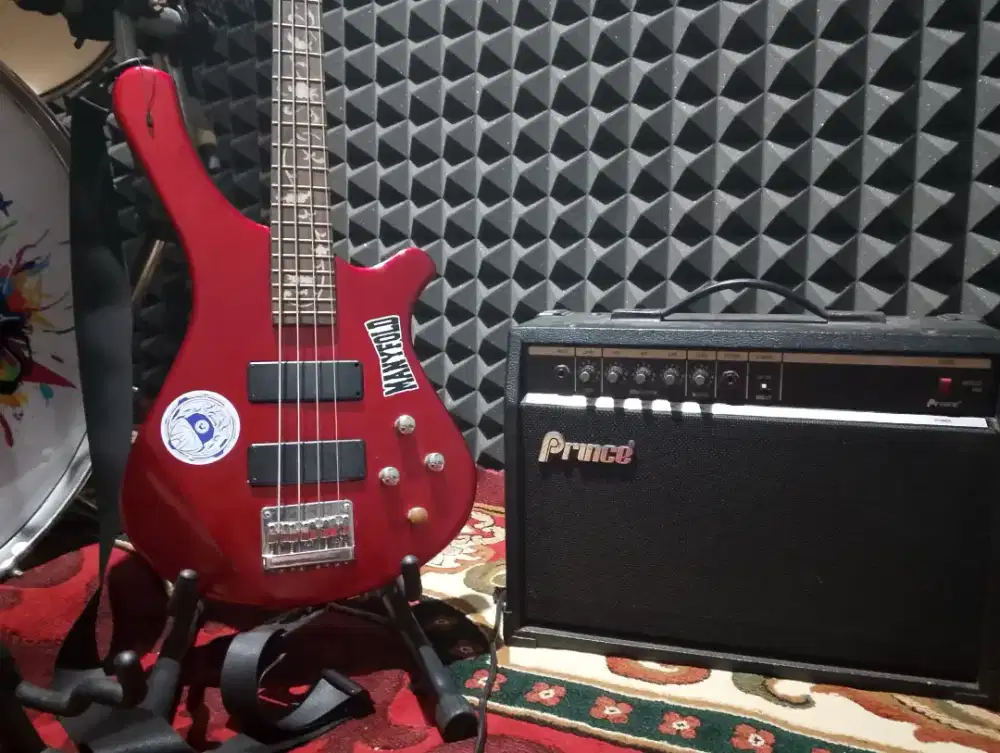 ampli gitar akustik dan bass merk prince