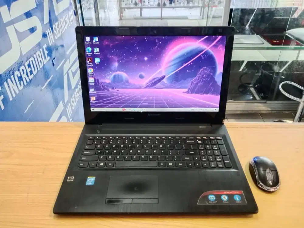 DILIRIK LAPTOP KERJA LENOVO IDEAPAD G50 CORE i7 RAM 8GB SSD 128GB SIAP