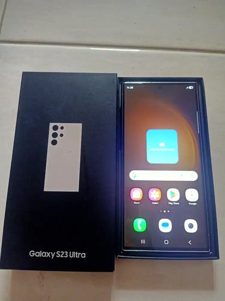 Samsung Galaxy S23 ultra Ram 12Gb/512Gb lengkap