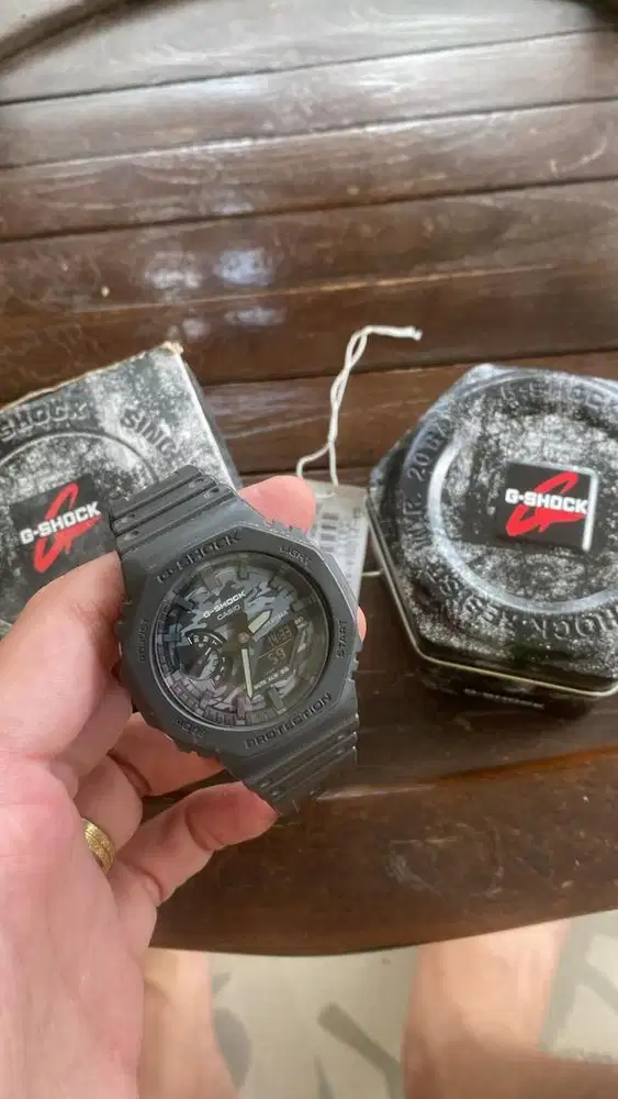 JAM TANGAN ORIGINAL 100% G-SHOCK GA 2100 utility camo