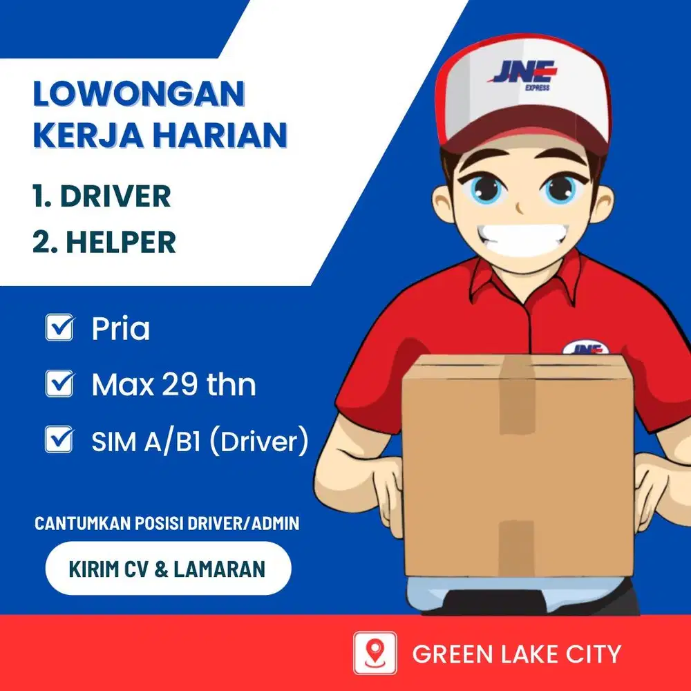 Lowongan Kerja Driver Helper Sortir Scan Bongkar Muat Barang