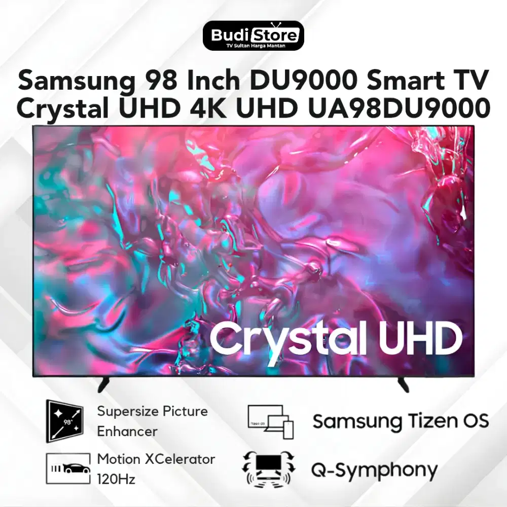 Samsung 98 Inch DU9000 Smart TV Crystal UHD 4K UHD UA98DU9000