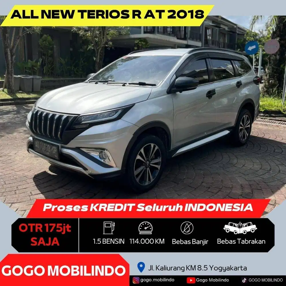 Daihatsu All New Terios R Matic 2018 Plat AD ORISINIL DP Minim Xpander