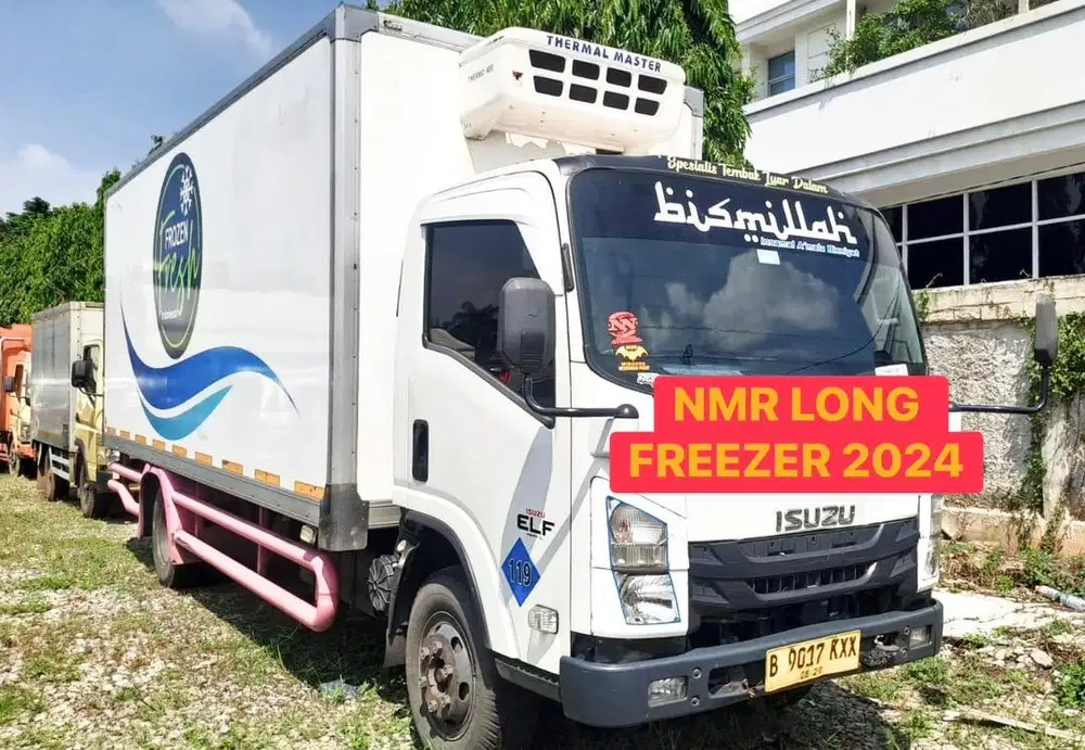 MULUS+banBARU MURAH CDD LONG Isuzu elf NMR L Box freezer 2024 frozen