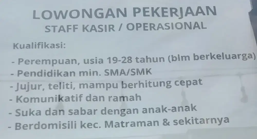 Staf Operasional