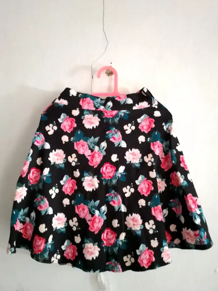Rok Semi Jeans Bahan Stretchy