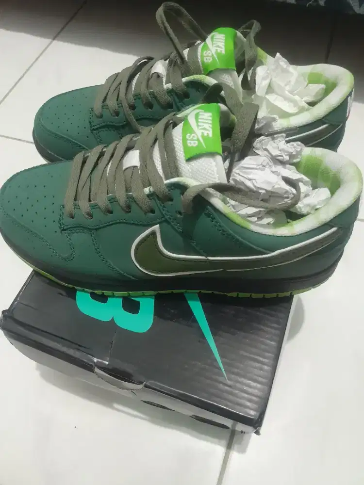 Dijual sepatu nike dunk green lobster