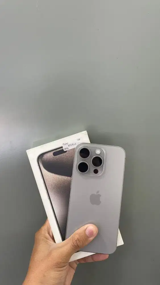 Iphone 15 pro 128gb ex ibox Natural Titanium