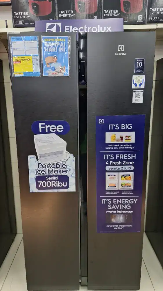 KULKAS SIDE BY SIDE ELECTROLUX