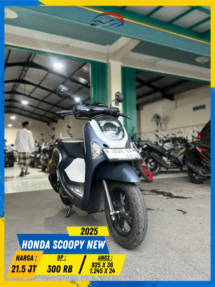 HONDA SCOOPY NEW 2025 LIKE NEW MASZEHH HIKMAH MOTOR KEPUH