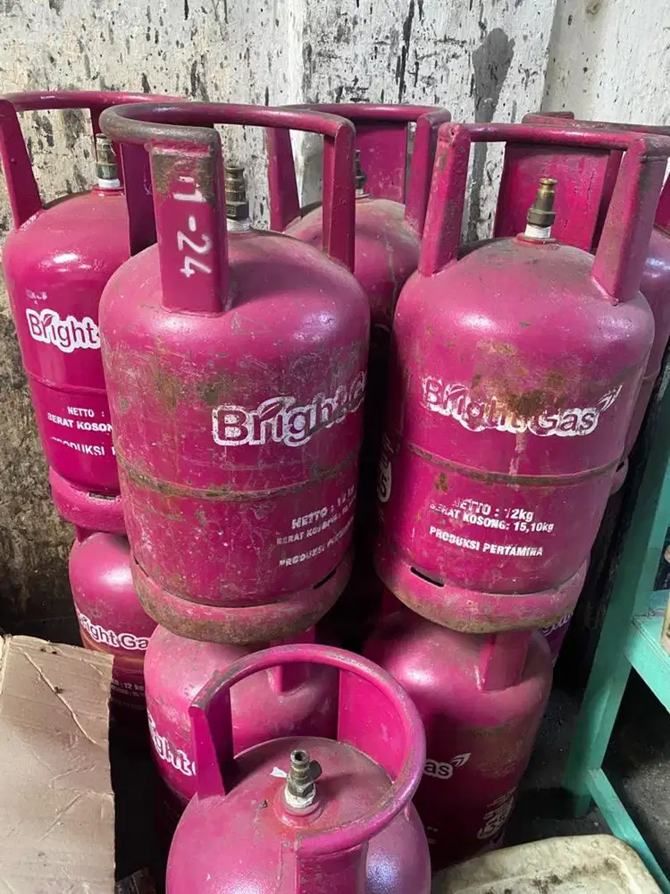 Dijual murah tabung Elpiji bright gas 12 kg