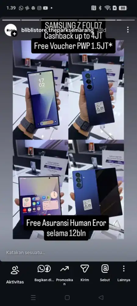 Samsung Z Fold7 512gb