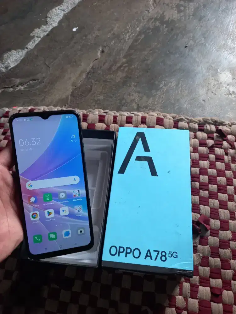 Oppo a78 8/256 lengkap